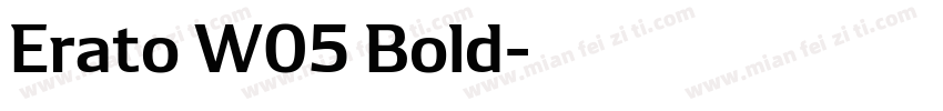 Erato W05 Bold字体转换